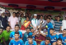 সিলেট সদরে বঙ্গবন্ধু গোল্ডকাপে চ্যাম্পিয়ন খাদিমনগর, ফাইনালে তিন পেনাল্টিসহ পাঁচ গোল