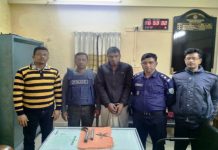 জকিগঞ্জ অস্ত্রসহ ৪ মামলার আসামি আটক