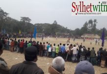 টুকেরবাজার ফুটবলে আত্মঘাতী গোলে বিদায় লামাকাজীর, সেমিতে নোয়াগাঁও